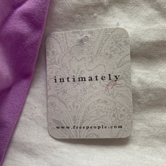 Clean lines bodysuit, lilac M-L, Intimately by Free People, NWT - Picture 5 of 9